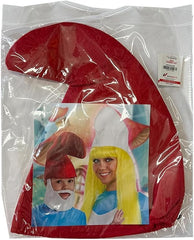WickedFun® Adult Pack Of 1/3/6/12 Red Gnome Hats, Unisex Fairytale Elf Garden Dwarf Hat Christmas Halloween Fancy Dress Cosplay Costume Headwear Accessory For Birthday Cosplay Party, (Pack Of 1)