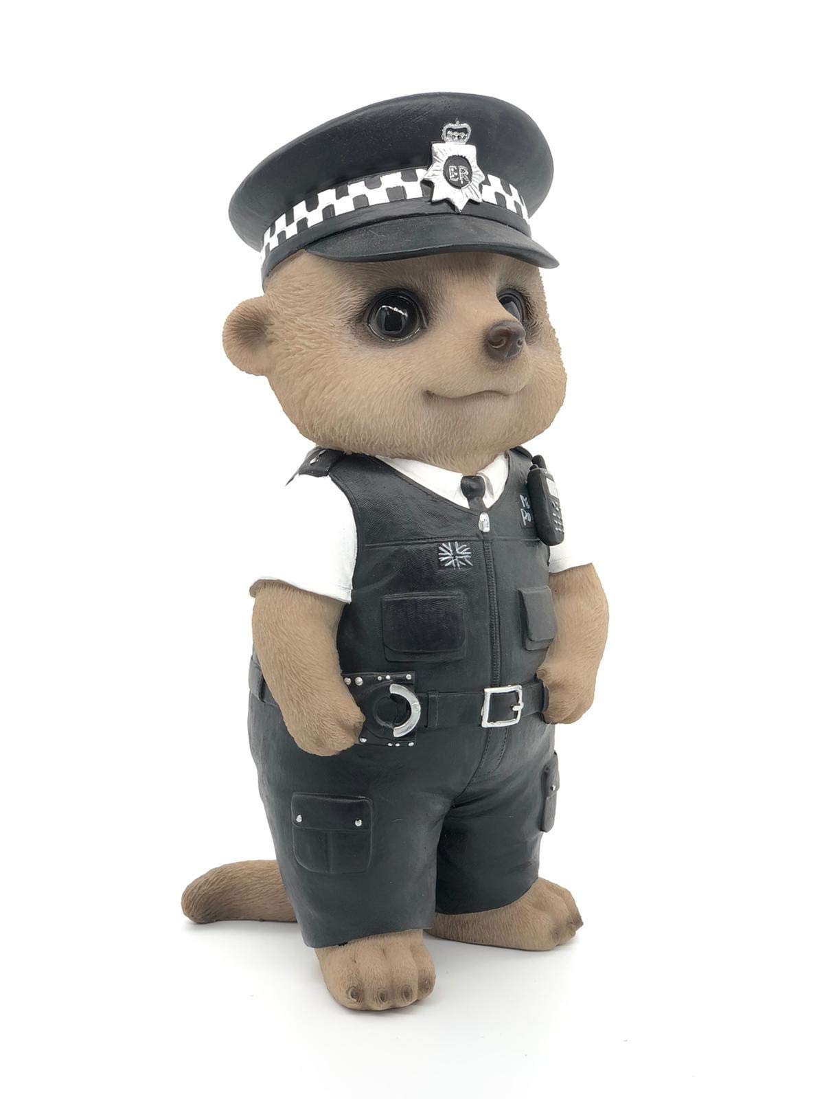 Vivid Arts - Policeman Baby Meerkat Home or Garden Decoration (XMK-2333-D)