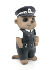 Vivid Arts - Policeman Baby Meerkat Home or Garden Decoration (XMK-2333-D)