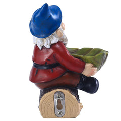 Gnome Birdfeeder Statue Garden Lawn Porch Outdoor Balcony Household Decoration Garden Gnome Statues Outdoor
