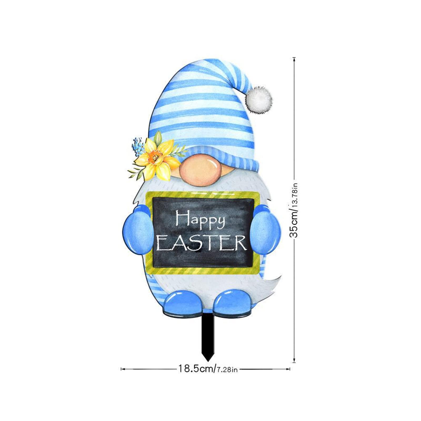 DINSOAVR Gnomes Yard Signs Gnomes Eggs Yard Signs With Stakes For Day Large Outdoor Garden Decorations