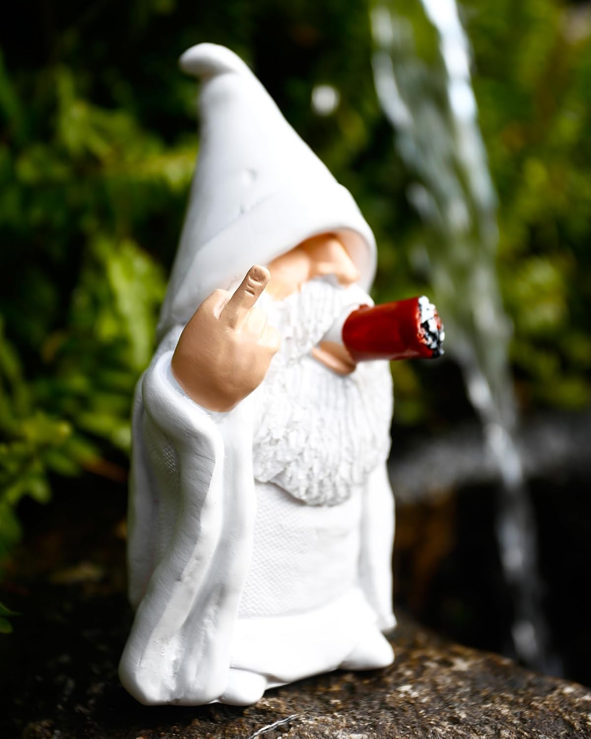 Yomisee Garden Gnomes Statue, Garden Ornaments Outdoor, Funny Gift for Home, Balcony, Living Room, Lawn, Office, Pond Decoration
