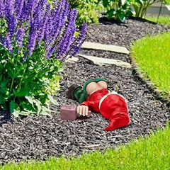 Naughty Gnomes Garden Decorations, Funny Garden Gnomes Statues Outdoor Reading Without Closing The Door of Toilet Dwarf Ornaments, Garden Gnomes Decor,Yard Camp Lawn Cartoons Party Decor (05#)