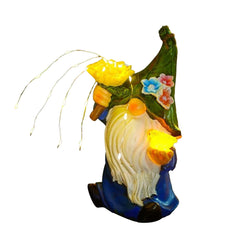 Solar Statues | Garden Decorations Outdoor Solar Statues - Fancy Resin Dwarf Decorative Lantern for Christmas Ornament, Birthday, Hanging and Rack