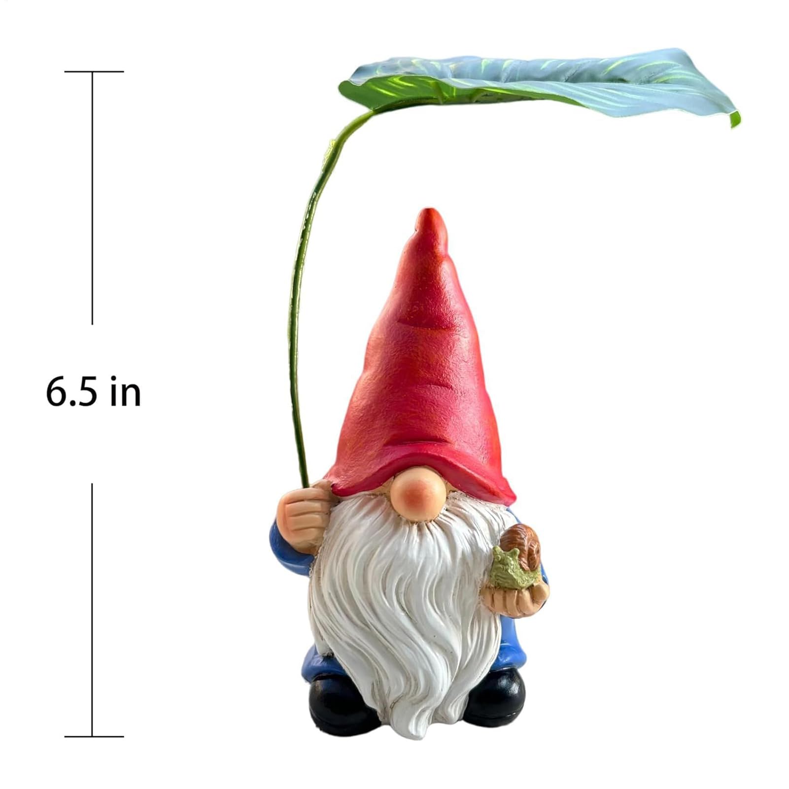 Bexdug Garden Gnome Statues - Outdoor Gnomes Garden Decorations | 6.5inch Resin Figurines Naughty Halloween Christmas Landscaping Indoor Pond Pool Patio Porch Flowerbed Beach