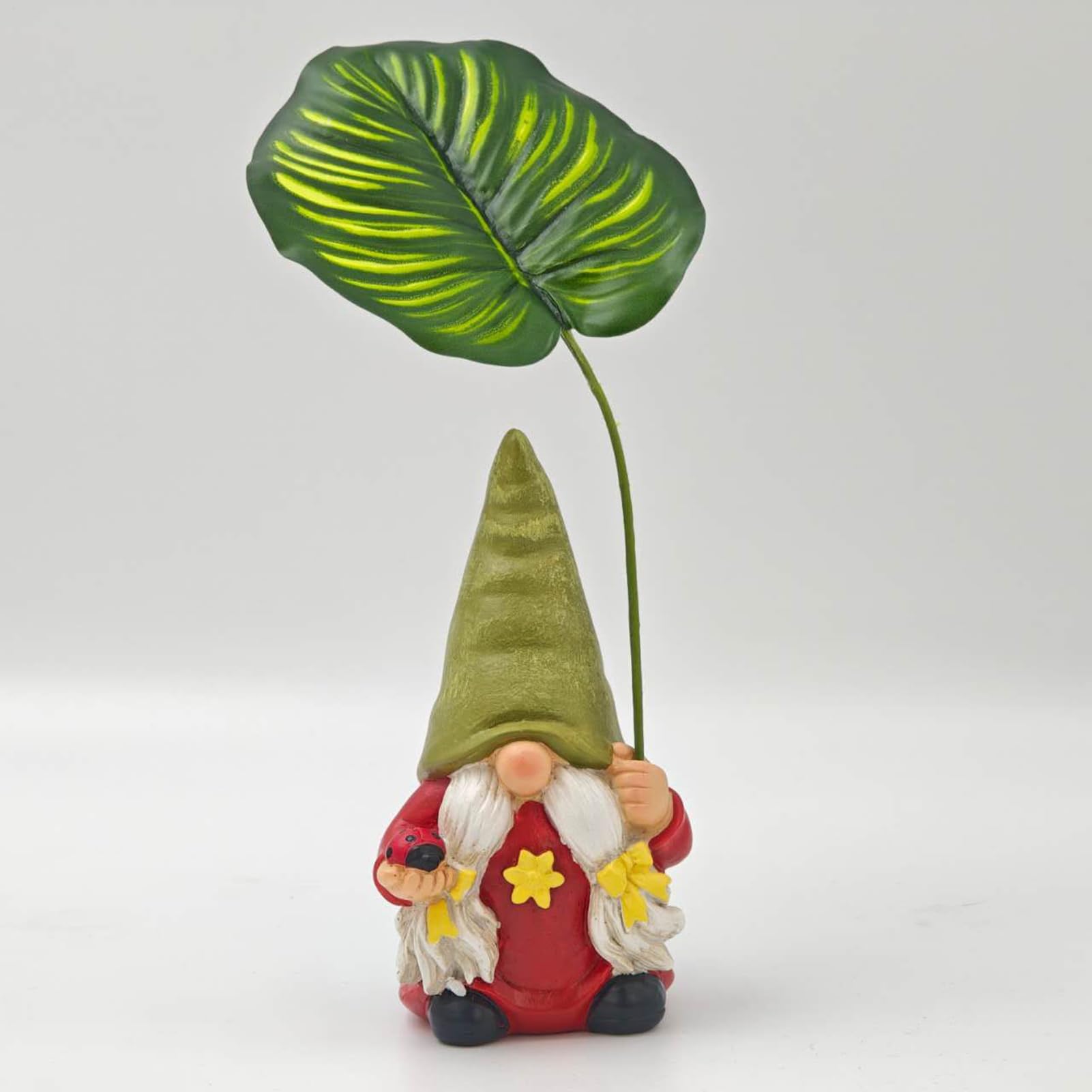Yard Gnomes | Outdoor Gnomes Garden Decorations - 6.5inch Resin Figurines Ornaments for Landscaping Pond Front Patio Beach Indoor Outside Porch Christmas Pool Flowerbed