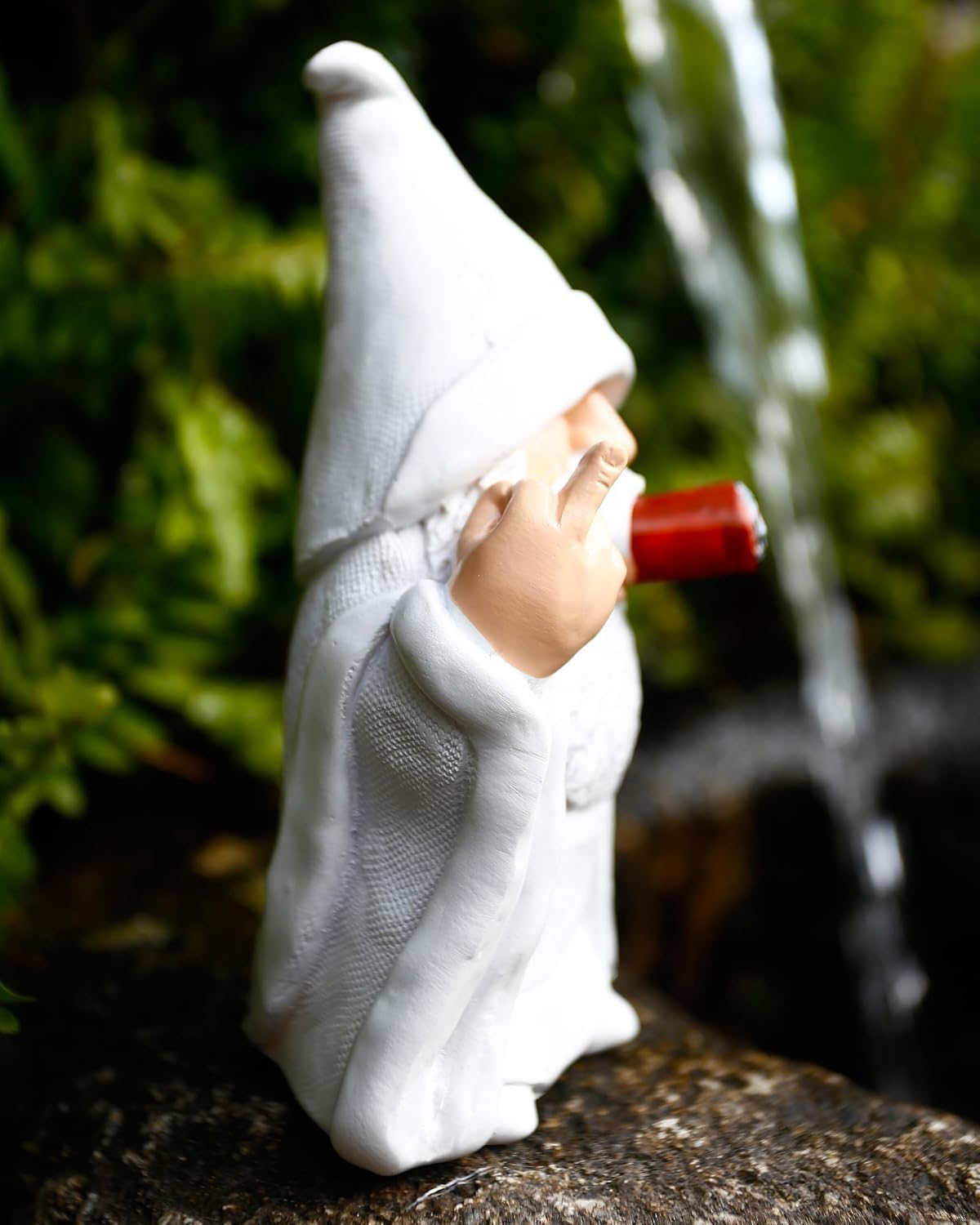 Yomisee Garden Gnomes Statue, Garden Ornaments Outdoor, Funny Gift for Home, Balcony, Living Room, Lawn, Office, Pond Decoration