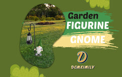 Dcmkimilv Garden Outdoor Decor Statues Figurine Solar Lights Stakes, Gifts for Mom,Patio Balcony Yard Lawn Ornament Decor,Waterproof Decorative Lights,Year-Round Delight