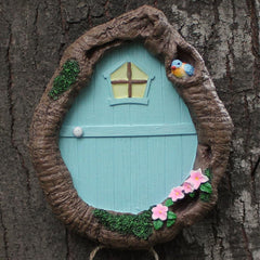 Meyas Outdoor Statues Garden Sculptures Decoration,Miniature Fairy Garden Ornament,Garden Gnomes Fairy Garden Accessories Kit,Art Yard Tree Face Tree Hugger,Garden Figurines Statues Glow in The Dark