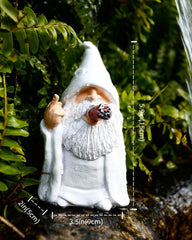 Yomisee Garden Gnomes Statue, Garden Ornaments Outdoor, Funny Gift for Home, Balcony, Living Room, Lawn, Office, Pond Decoration