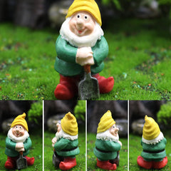 Mini Gnomes Set of 7 - Fairy Garden Accessories, Tiny Gnome Figurines for Miniature Fairy Garden Decor, Plant Pot Decorations