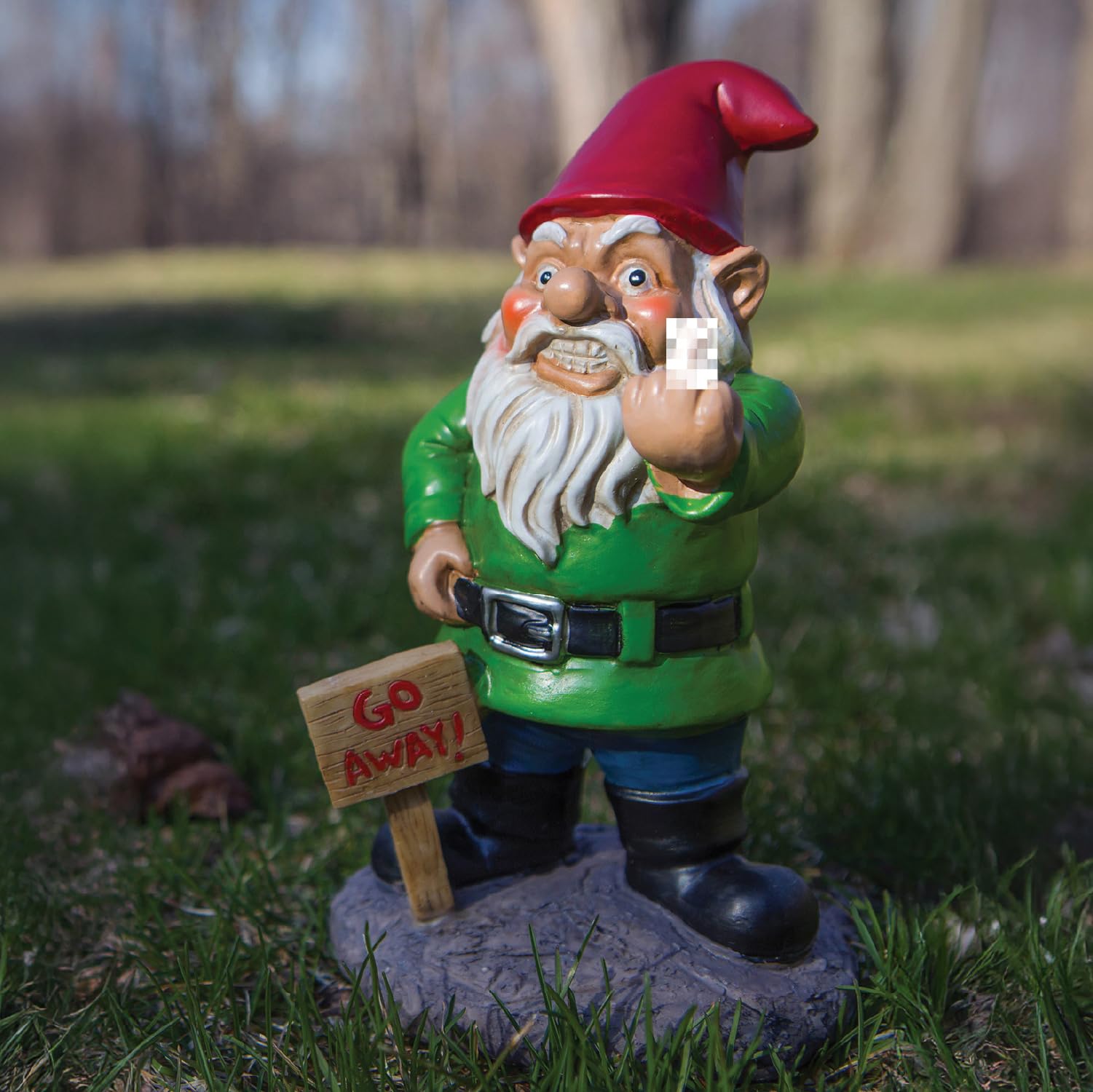 BigMouth Inc The Go Away Garden Gnome