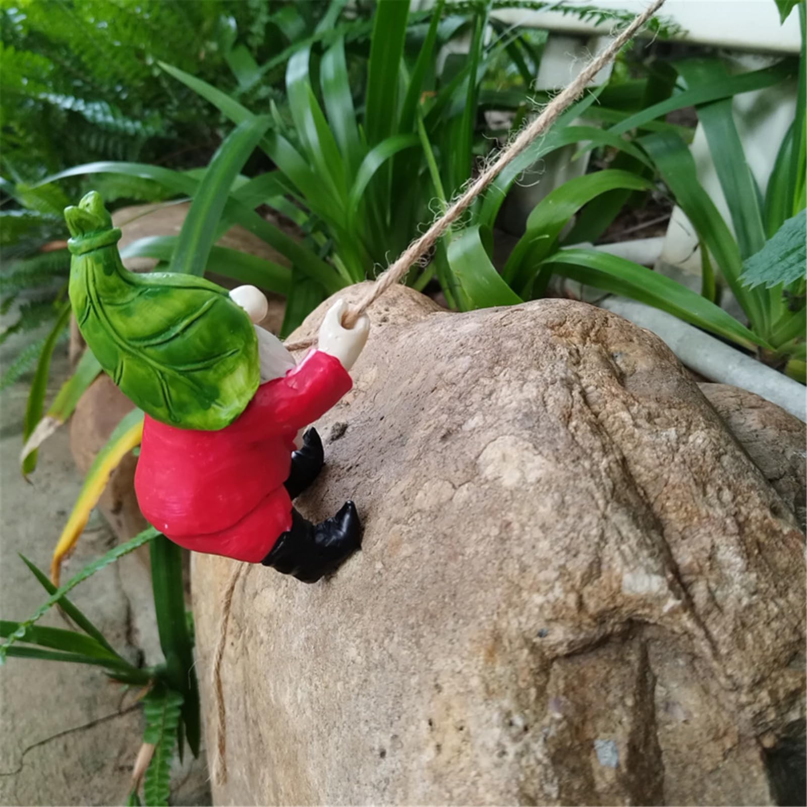 AMISENK Decorative Climbing Gnomes Ornament Hanging Elves Figurine For Garden Home Decors Unique Fantasy Enthusiasts