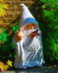 YUSWBCO Middle Finger Gnomes, Garden Gnomes Outdoor, Funny Garden Gnomes, White