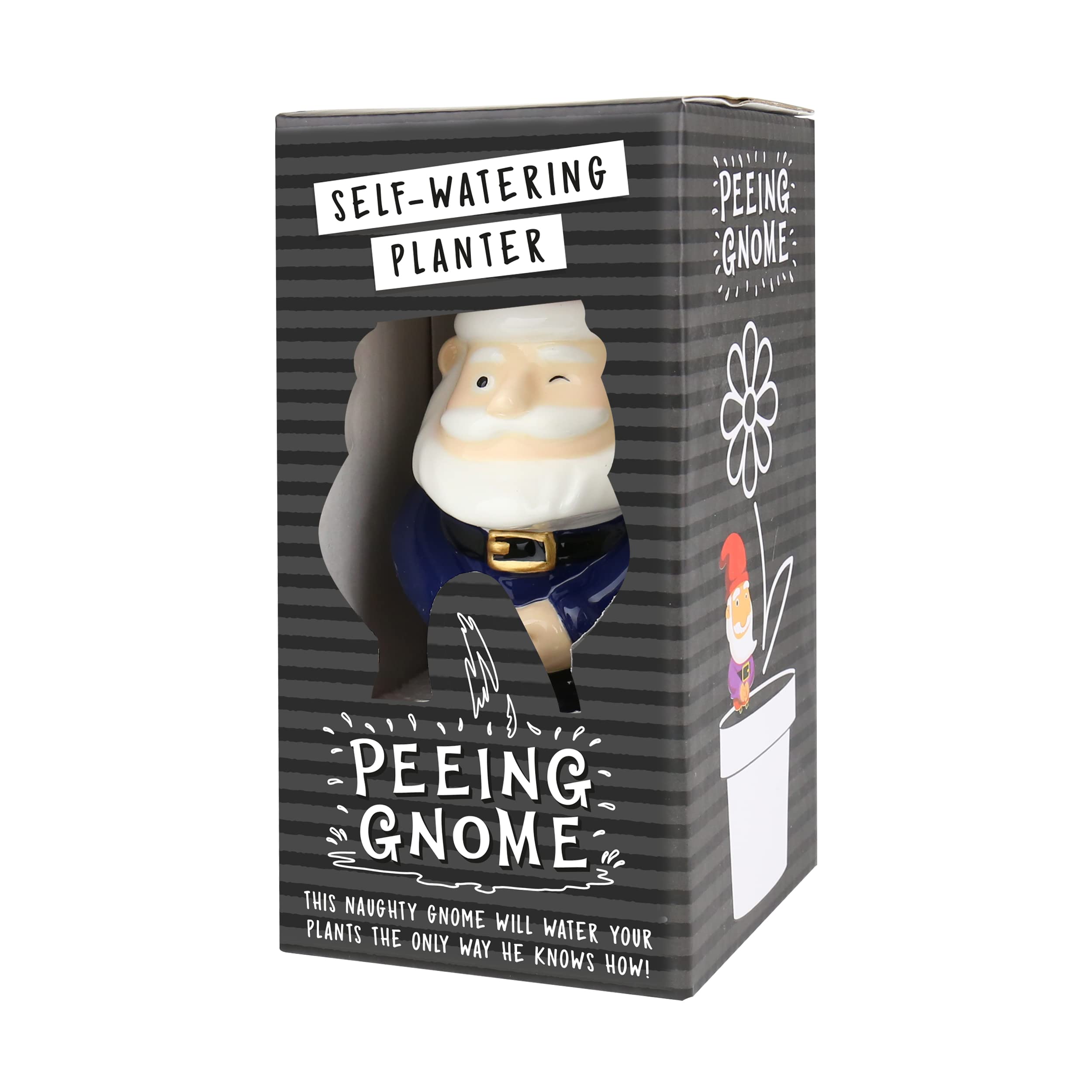 Gift Republic SINGLE UNIT - Peeing Gnome - Self Watering Planter