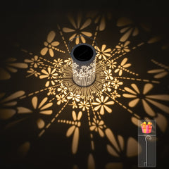 Freekite Solar Lantern for Garden, Metal Outdoor Lantern with a Shepherd's Hook, IP65 Waterproof Garden Decoration Path Lights, Solar Lights for Garden Outside Table Patio Balcony Courtyard