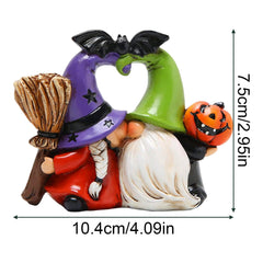 Pzuryhg Halloween Gnomes, Garden Gnomes, Spring Gnomes, Outdoor Gnomes Decorations, Gnomes Couple Decorations, Flower Gnomes Ornaments Decor, Summer Gnomes Figurines, Kiss Gnome Statue For Home