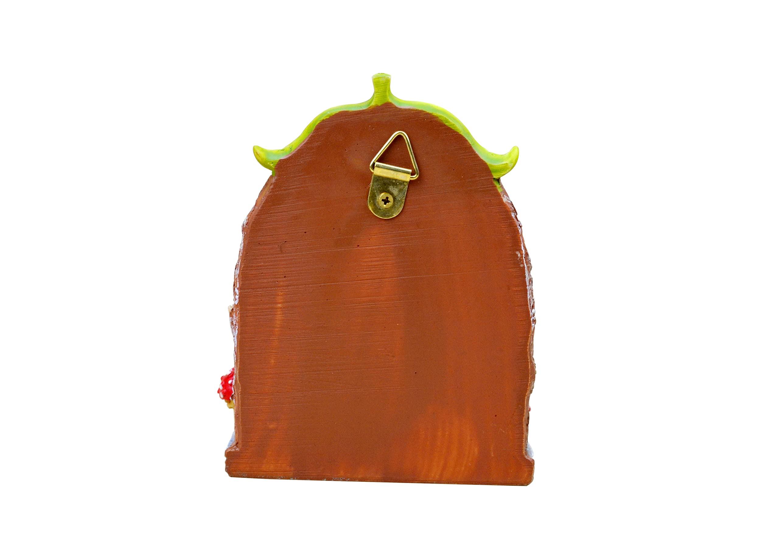 Cliocoo Fairy Door and Mushrooms for Trees, Glow in the Dark Gnome Home Door, Garden Tree Decor Kit with Adorable Mushrooms (Mushroom Fairy Door)