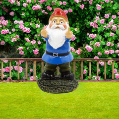 Garden Gnomes Funny Garden Ornaments Outdoor - Rude Garden Gnomes Middle Finger Gifts - Gnomes Garden's Ornaments Outdoor or Indoor