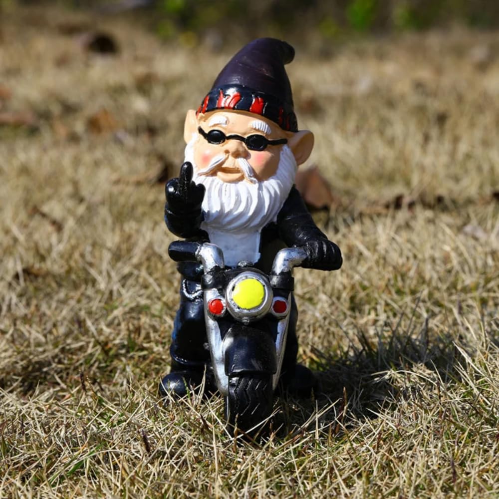 Garden Gnome Ornaments Funny Garden Ornaments Outdoor Goblin Art Decoration for Novelty Lawn Gnomes Outdoor or Indoor Garden Decorations Multicolour