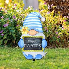 DINSOAVR Gnomes Yard Signs Gnomes Eggs Yard Signs With Stakes For Day Large Outdoor Garden Decorations