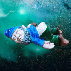 Wetufin - 9.5 * 6.0 inch Drunk Gnome Garden Drunk Gnomes inch Funny Drunk Statues Creative Dwarf Decor Resin Sculpture Decorations Novelty Gift for Desk Indoor Outdoor Yard Patio Lawn