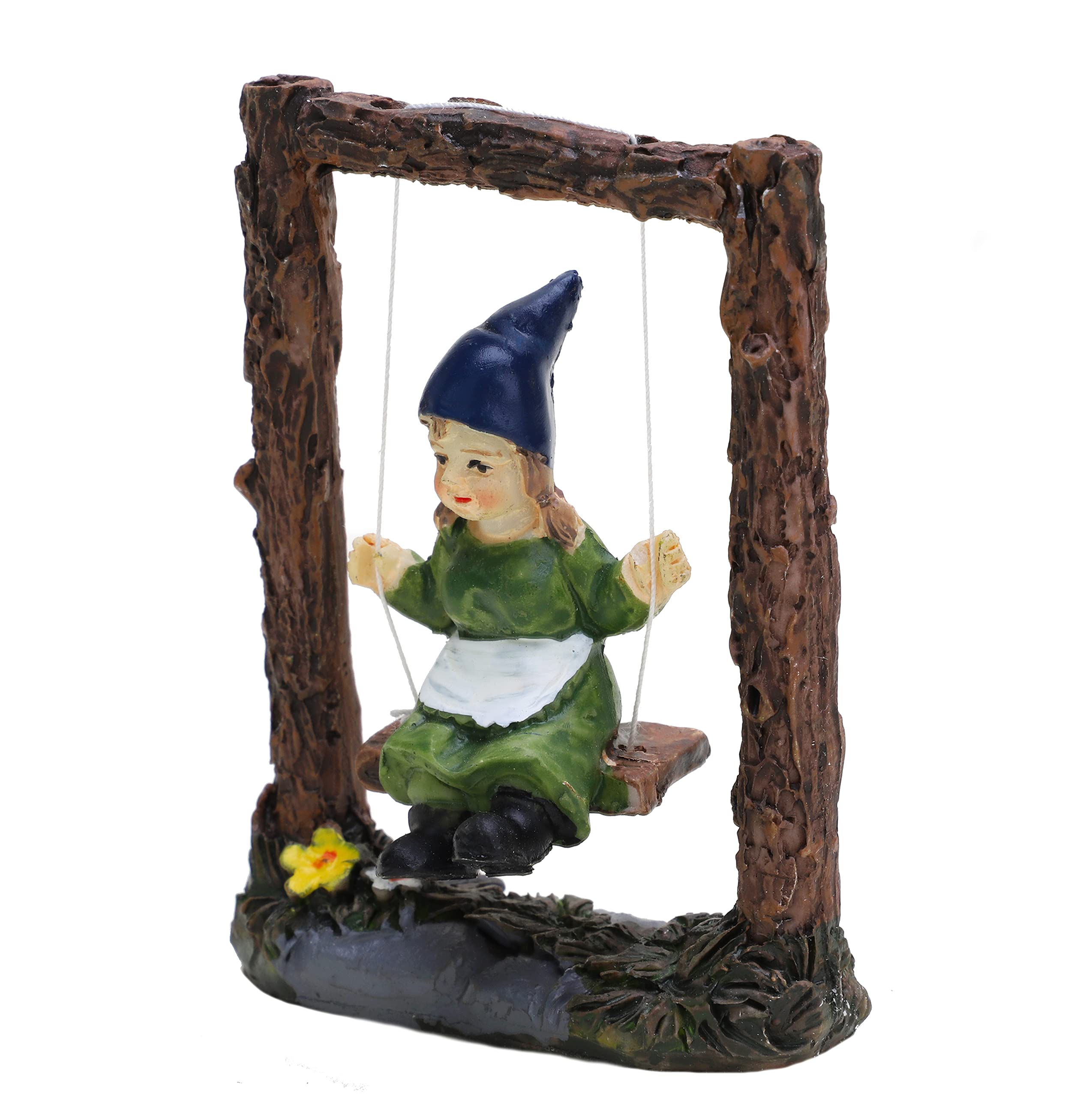 Toyland® 8 Piece Enchanted Garden Fairy Gnome & Caravan Ornament Decoration Set