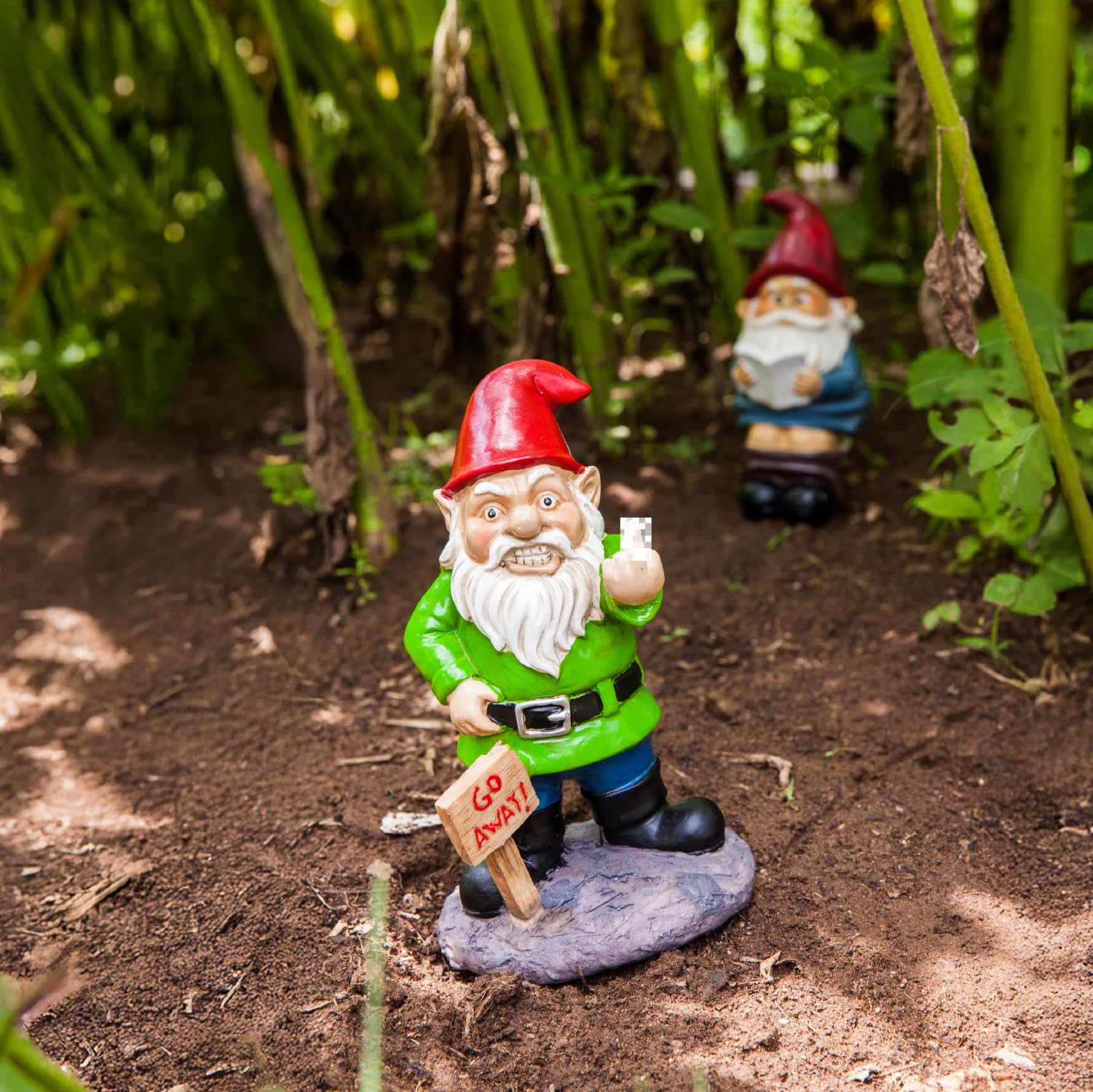 BigMouth Inc The Go Away Garden Gnome