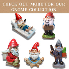 GIOMLE Bodybuilder Garden Gnome - Muscle Gnomes Statue, Funny Outdoor Decor for Home, Patio & Gym, Weatherproof Lawn Decoration, Unique Gifts for Men/Women & Fitness Enthusiasts