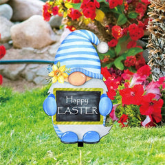 DINSOAVR Gnomes Yard Signs Gnomes Eggs Yard Signs With Stakes For Day Large Outdoor Garden Decorations