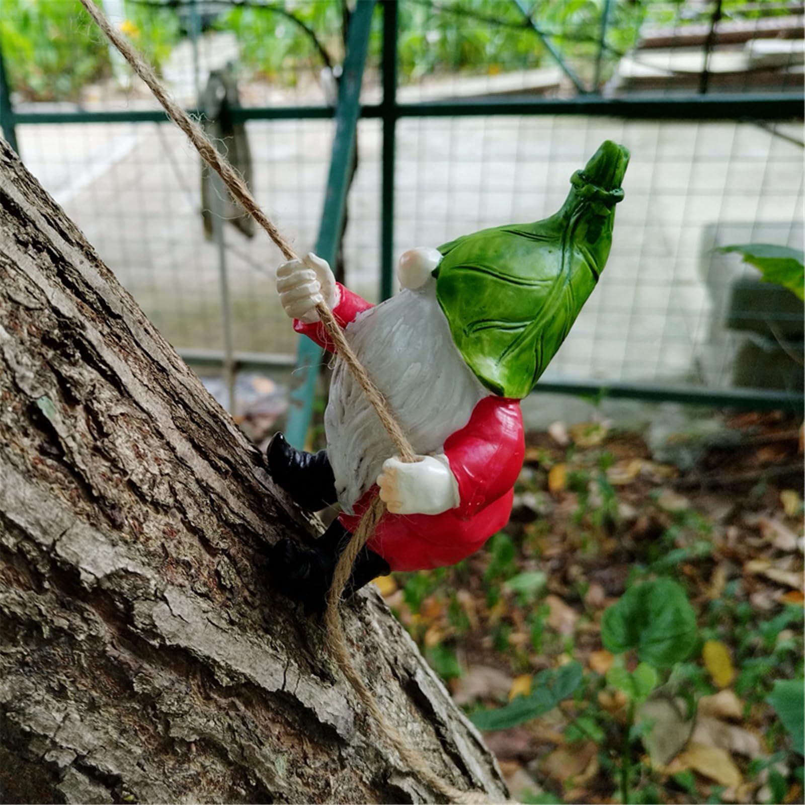 AMISENK Decorative Climbing Gnomes Ornament Hanging Elves Figurine For Garden Home Decors Unique Fantasy Enthusiasts