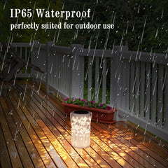 Freekite Solar Lantern for Garden, Metal Outdoor Lantern with a Shepherd's Hook, IP65 Waterproof Garden Decoration Path Lights, Solar Lights for Garden Outside Table Patio Balcony Courtyard