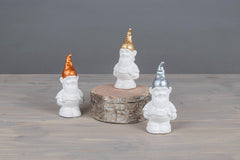 Rayher 34446000 Garden Gnome Mould for Concrete Crafts and Soap Making, Latex Rubber Mould for Casting, 6x12.5 cm