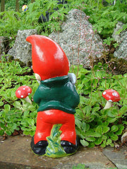 Pixieland GARDEN GNOME ~ ARCHIE ~ DRINKING SCRUMPY
