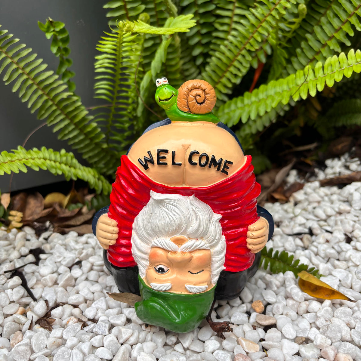 Yaoemei Bare Buttocks Welcome Garden Gnome Statue, Funny Naughty Gnomes Welcome Dwarf Garden Sculpture Decor, Home Indoor Outdoor Patio Yard Lawn Porch Decor, Ornaments Gifts