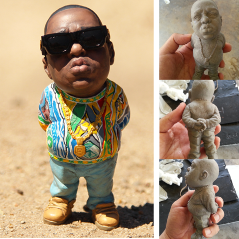 Gangster Rapper Sculpture Garden/Home Decors