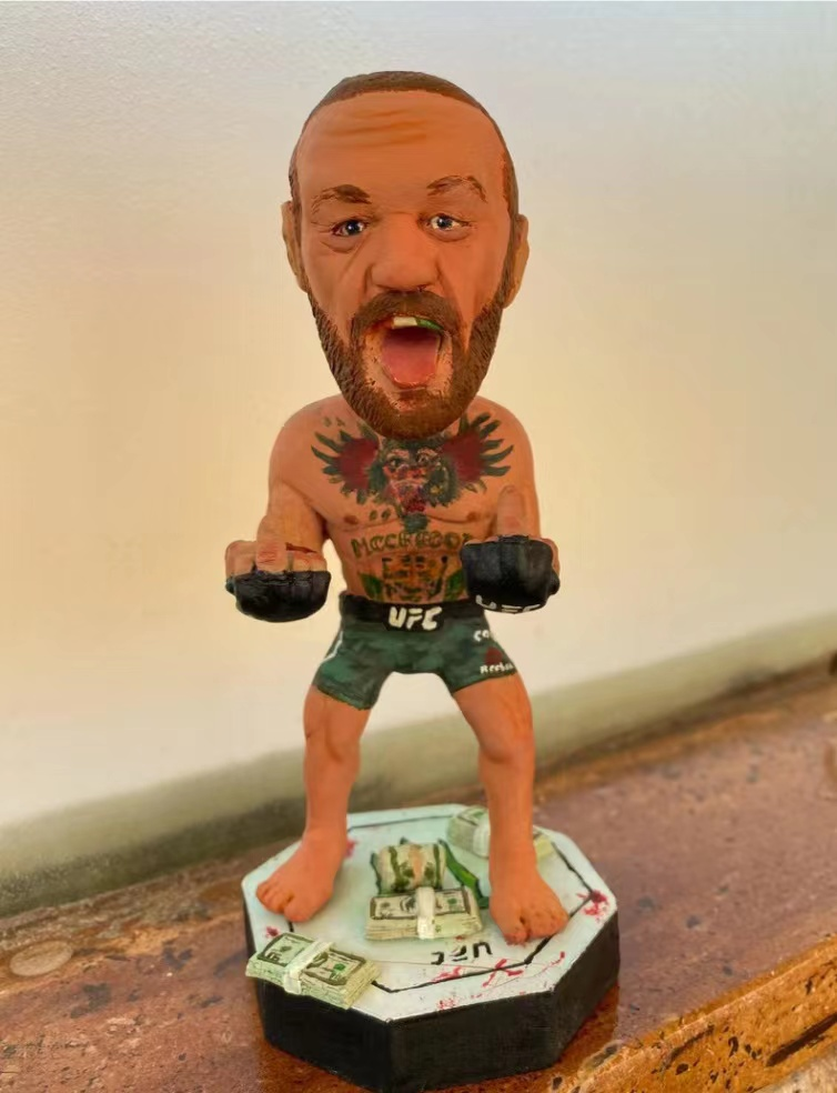 Classic Boxer Character Sculpture
